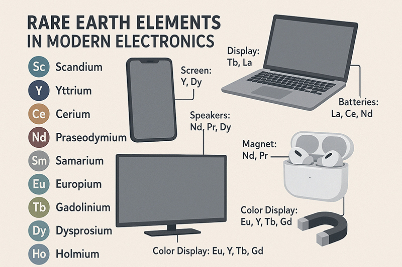  Rare Earth Elements in Modern Electronics 